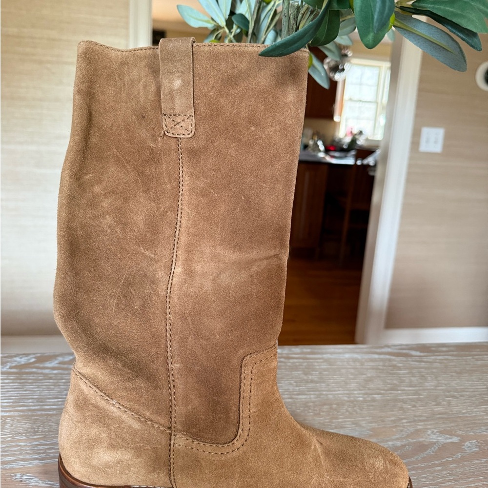 NWT Frye Women's Brown Suede Camryn Dune Boots - Picture 5 of 11
